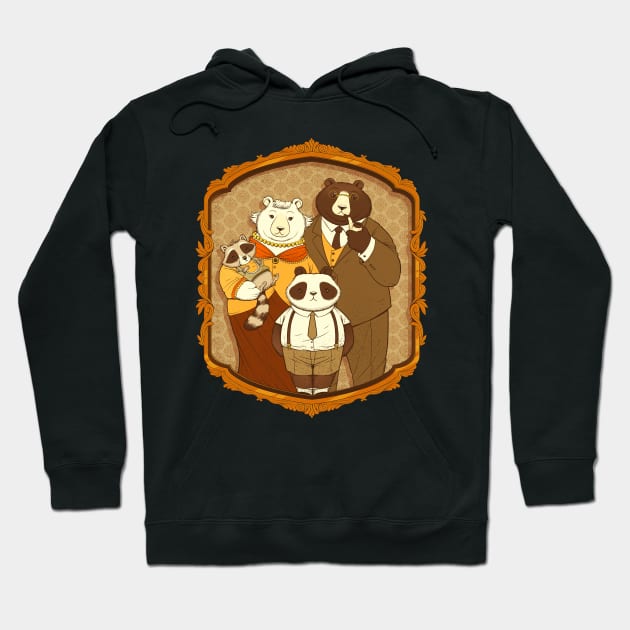 Family Portrait Mama Papa Bear Hoodie by Tobe_Fonseca